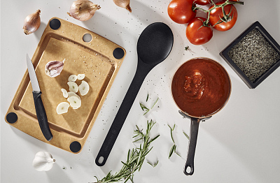 Ложка VICTORINOX Kitchen Utensils Large Spoon, 330x73 мм, бумажный композитный материал, чёрная