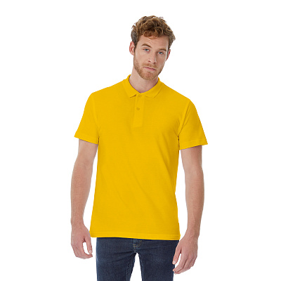 Футболка теннисная ID.001, темно-зеленый (Золотисто-желтый)