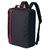Рюкзак для ноутбука 2 в 1 twoFold, серый с бордовым - Фото 2