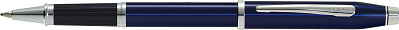 Ручка-роллер Cross Century II Blue lacquer  лак с отделкой родием (Синий)
