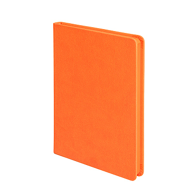Ежедневник недатированный Softie, формат А5, в клетку (Оранжевый)