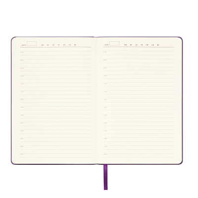 Ежедневник Spark недатированный, фиолетовый (без упаковки, без стикера)