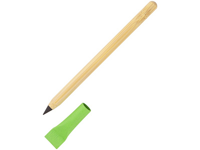 Вечный карандаш из бамбука Recycled Bamboo (Натуральный/зеленое яблоко)