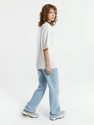 Джемпер с коротким рукавом Siluetti Volumica, молочно-белый