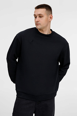 Свитшот унисекс Sinkopa, молочно-белый (Чёрный)