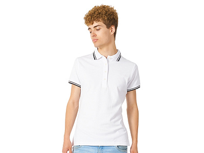 Рубашка поло Erie мужская (Белый/черный)