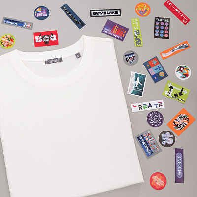 Футболка унисекс RUST, 100% хлопок, 240 гр., белая (теплый тон), размер S