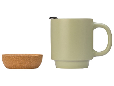 Кружка с пробковым дном и крышкой Denpasar