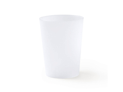 Многоразовый стакан PONTAL из гибкого полипропилена (Белый прозрачный)