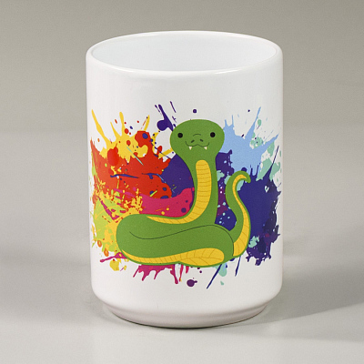 Кружка для сублимации, 425 мл, d=85 мм, премиум, белая