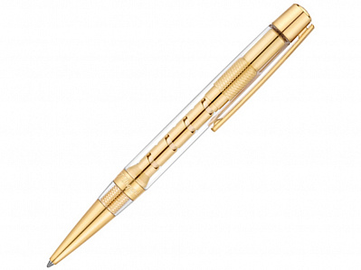 Ручка шариковая Defi Skeleton (Золотистый/прозрачный)