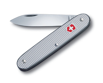 Нож перочинный VICTORINOX Pioneer, 93 мм, 1 функция, алюминиевая рукоять  (Серебристый)