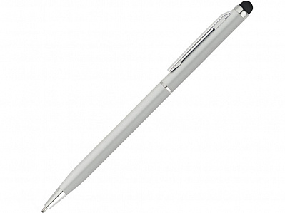 Алюминиевая шариковая ручка ZOE (Серебристый матовый)