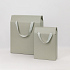 Подарочная коробка-пакет универсальная большая, серая - Фото 5