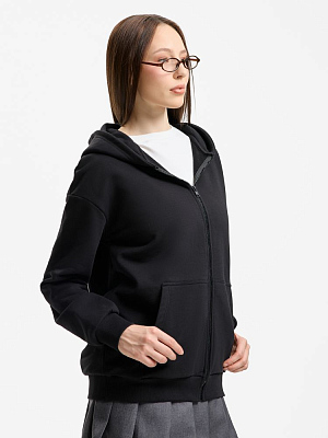 Толстовка унисекс оверсайз Sartoro, черная