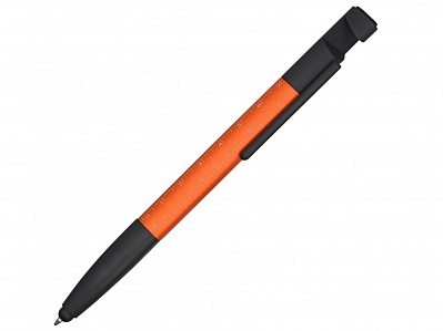 Ручка-стилус металлическая шариковая Multy (Оранжевый)