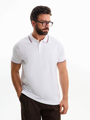 Рубашка поло мужская Prestige Men, белая