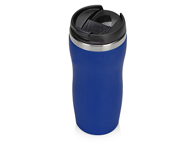 Термокружка Double wall mug С1 soft-touch, 350 мл (Синий)