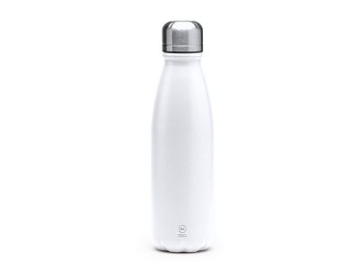Бутылка KISKO из переработанного алюминия (Белый)