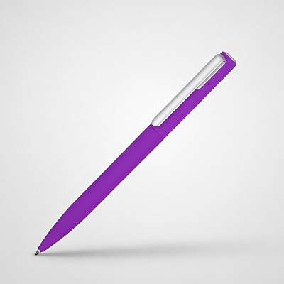 Ручка пластиковая шариковая Bon soft-touch (Фиолетовый)