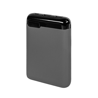 Универсальный аккумулятор Num 5 (5000 мАч) , 10,2х6.3х1,2 см (Серый)