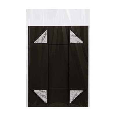 Подарочная коробка-трансформер средняя, черная