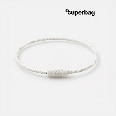 Тросик-кольцо Ring для обвеса, L=15см (белый) (Белый)