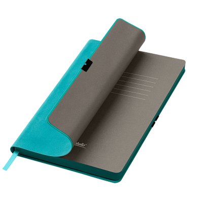 Ежедневник Ин Велюр (In Velour) недатированный, бирюзовый