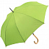 Зонт-трость OkoBrella, зеленое яблоко - Фото 1