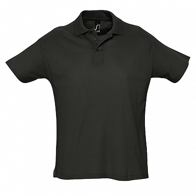 Рубашка поло мужская SUMMER II 170  (Черный)