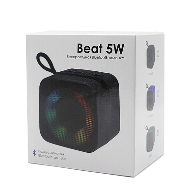 Беспроводная Bluetooth колонка Beat 5W, синий