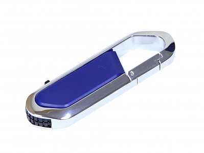 USB 2.0- флешка на 32 Гб в виде карабина (Синий/серебристый)