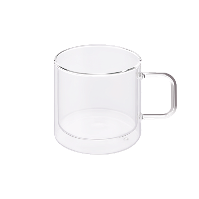 Кружка стеклянная с двойными стенками Luna