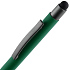 Ручка шариковая Atento Soft Touch со стилусом, зеленая - Фото 4