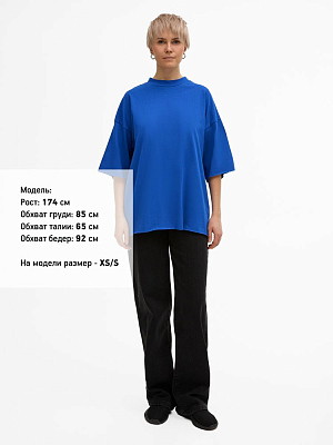Футболка унисекс оверсайз T1, синяя