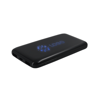 Внешний аккумулятор с подсветкой Bplanner Power 4 ST, 8000 mAh (Синий) (Черный с синим)