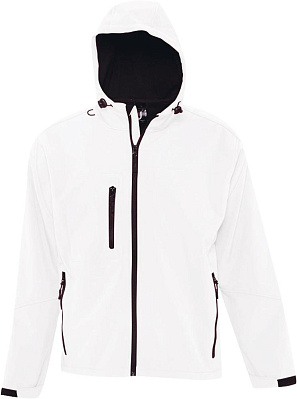 Куртка мужская с капюшоном Replay Men 340, белая (Белый)