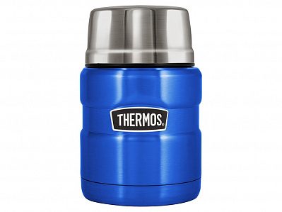 Термос для еды с ложкой Thermos King-SK3000 (Синий)