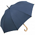 Зонт-трость OkoBrella, темно-синий - Фото 1