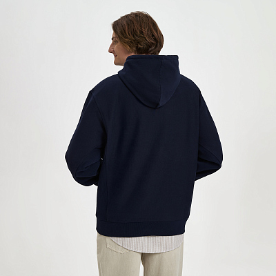 Худи релакс унисекс ADVENTURE, темно-синий