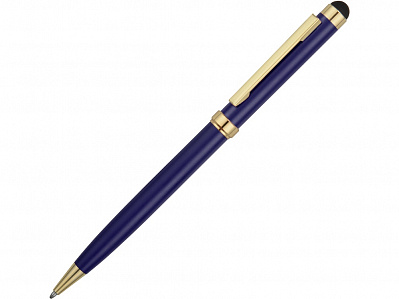 Ручка-стилус шариковая Голд Сойер (Синий/золотистый/черный)