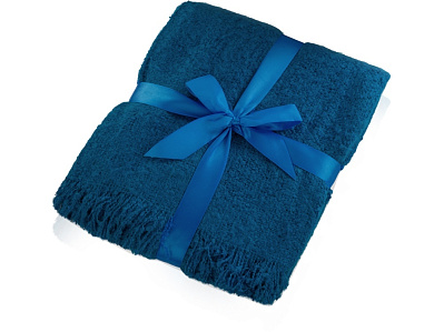 Плед акриловый Mohair (Синий)