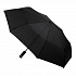 Зонт PRESTON складной с ручкой-фонариком, полуавтомат; черный; D=100 см; 100% полиэстер - Фото 2