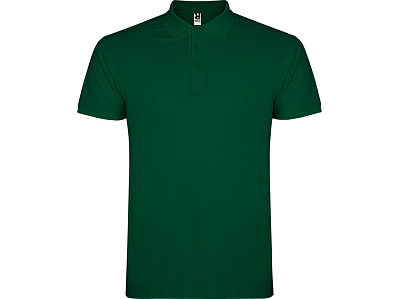 Рубашка поло Star мужская (Зеленый бутылочный)