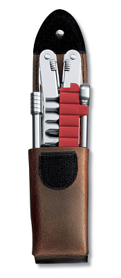 Мультитул VICTORINOX SwissTool Spirit XC Plus Ratchet 105 мм 38 функций в кожаным чехле