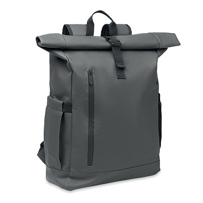 Rolltop laptop rucksack 600D (Каменный серый)