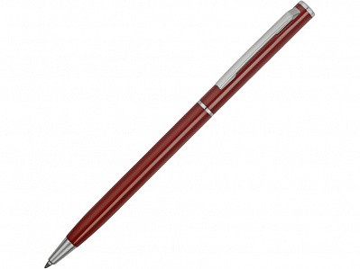 Ручка металлическая шариковая Атриум (Бордовый/серебристый)
