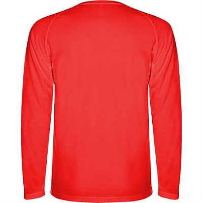Спортивная футболка MONTECARLO L/S мужская, КРАСНЫЙ 2XL