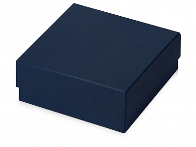 Коробка с ложементом Smooth M для зарядного устройства, ручки и флешки (Синий)