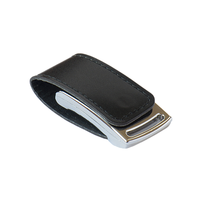 Кожа 20 Элегант, черный, 4Гб, переходник мини-пвх